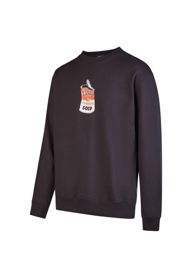 Cleptomanicx Cleptomanicx Hamburg Soup Sweatshirt Herren - Blue Graphite - 0 | SportScheck