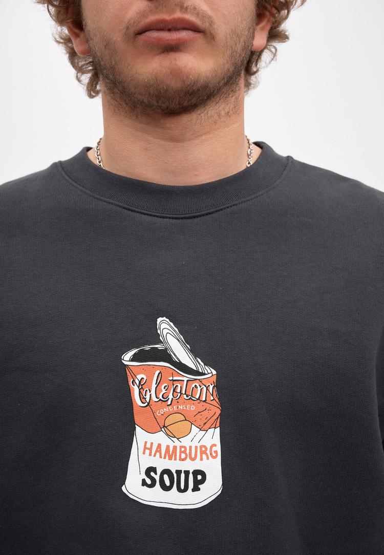 Cleptomanicx Cleptomanicx Hamburg Soup Sweatshirt Herren - Blue Graphite - 3 | SportScheck