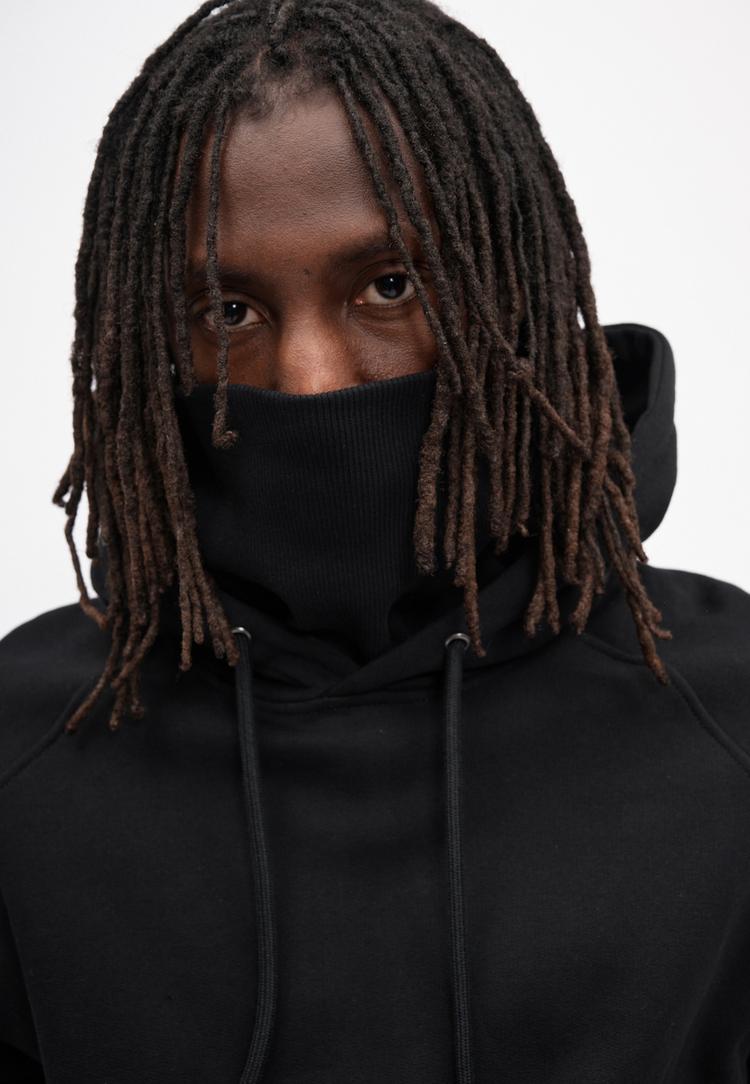 Cleptomanicx Cleptomanicx Mask Hoodie Herren - Black - 2 | SportScheck