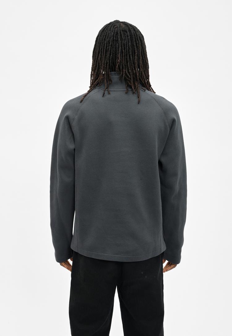 Cleptomanicx Cleptomanicx Double Longsweat Herren - Asphalt - 2 | SportScheck