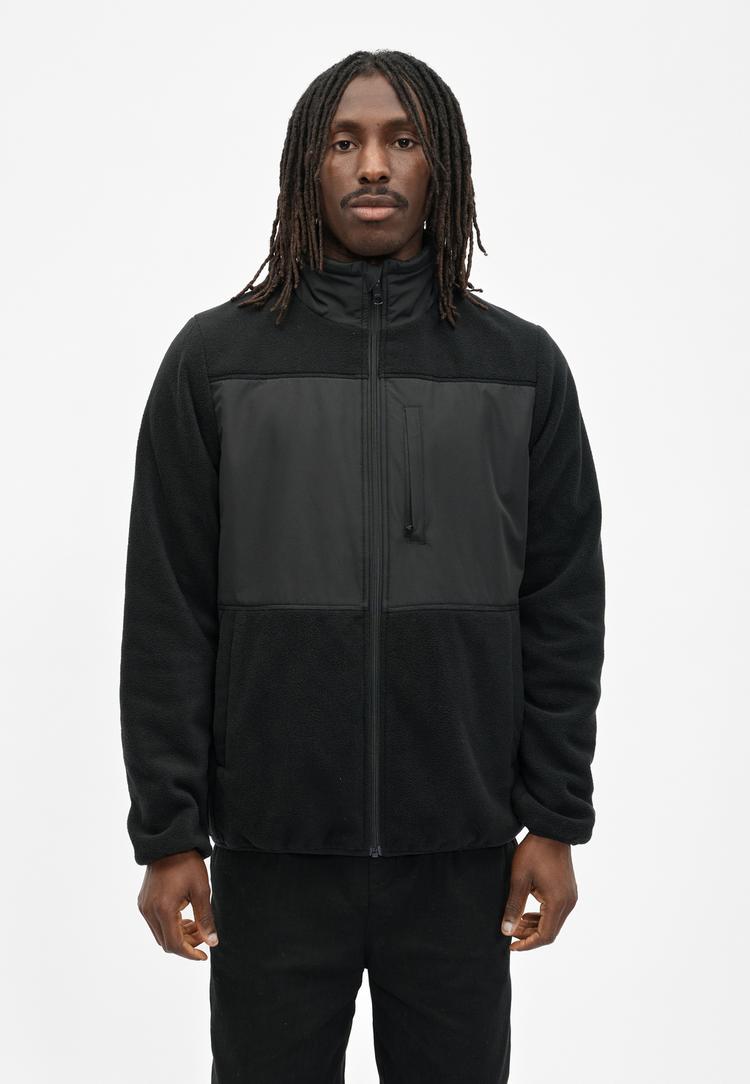 Cleptomanicx Cleptomanicx Deck Fleece Fleecejacke Herren - Black - 1 | SportScheck
