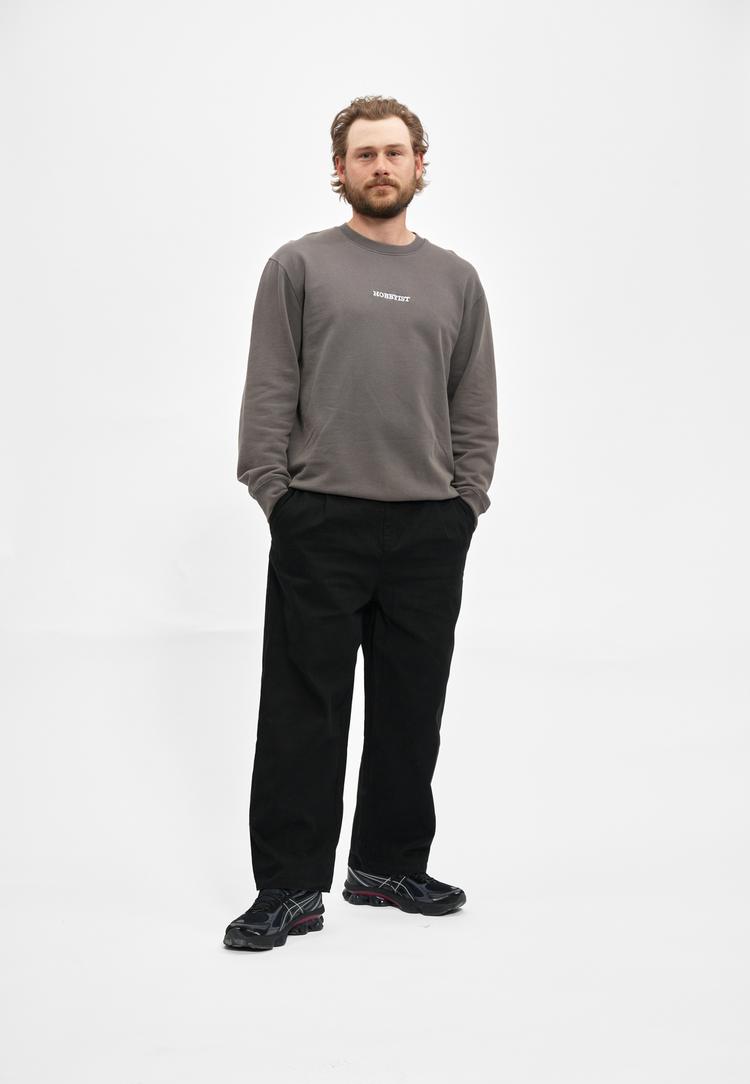 Cleptomanicx Cleptomanicx Hobby Sweatshirt Herren - Asphalt - 0 | SportScheck