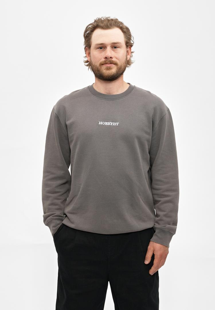 Cleptomanicx Cleptomanicx Hobby Sweatshirt Herren - Asphalt - 1 | SportScheck