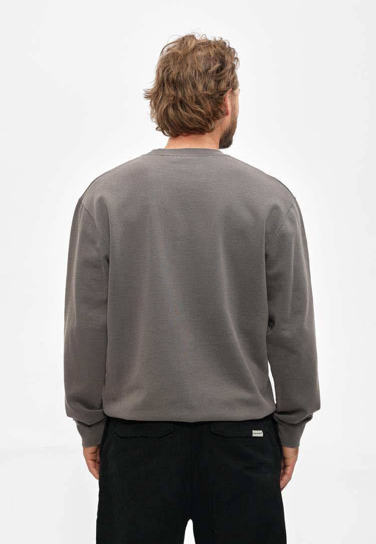 Cleptomanicx Cleptomanicx Hobby Sweatshirt Herren - Asphalt - 2 | SportScheck