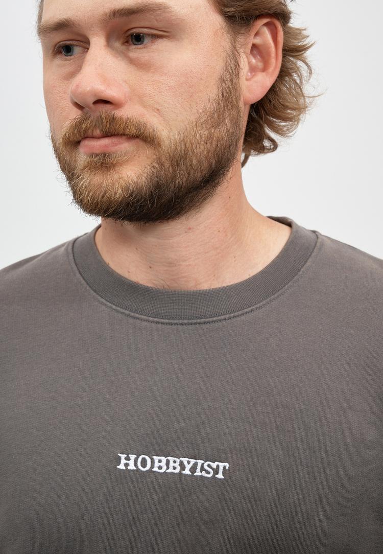 Cleptomanicx Cleptomanicx Hobby Sweatshirt Herren - Asphalt - 3 | SportScheck