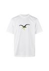 Cleptomanicx Peace Printshirt Herren - White