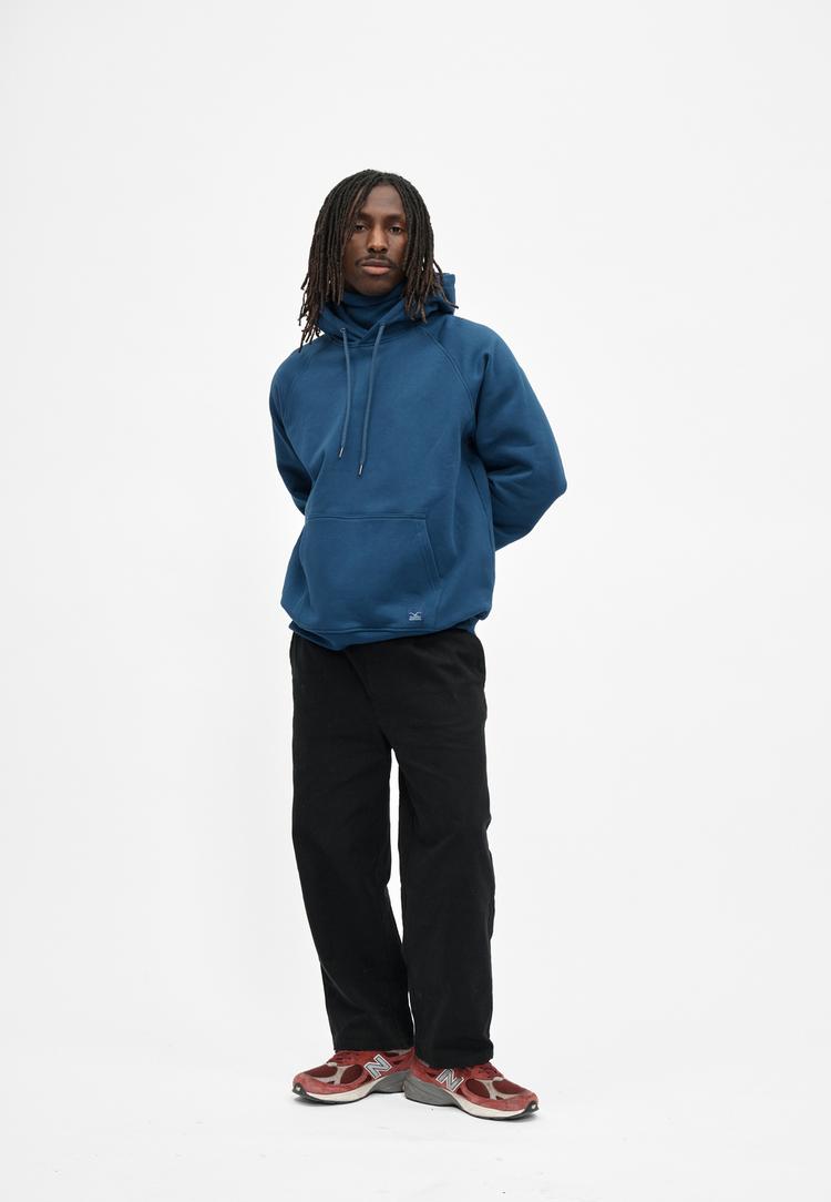 Cleptomanicx Cleptomanicx Mask Hoodie Herren - Estate Blue - 1 | SportScheck