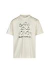 Cleptomanicx Square Gull Printshirt Herren - Raw Undyed