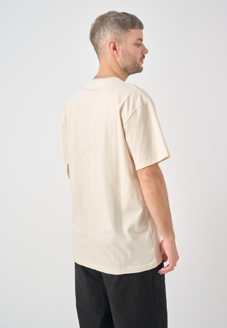 Cleptomanicx Cleptomanicx Square Gull Printshirt Herren - Raw Undyed - 2 | SportScheck