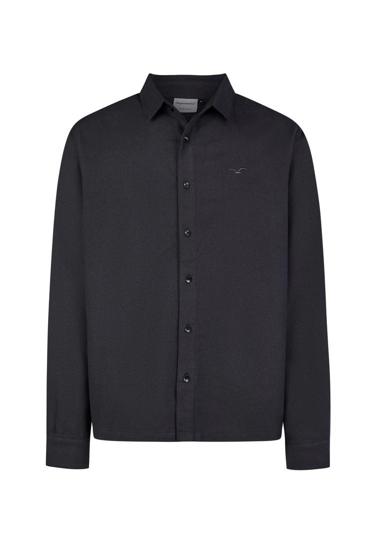 Cleptomanicx Cleptomanicx Ligull Flannel Langarmhemd Herren - Blue Graphite - 0 | SportScheck