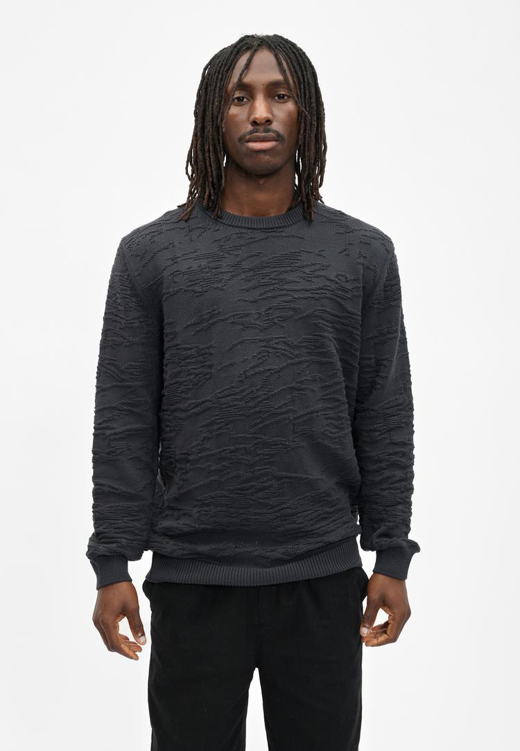 Cleptomanicx Cleptomanicx Windy Strickpullover Herren - Blue Graphite - 1 | SportScheck