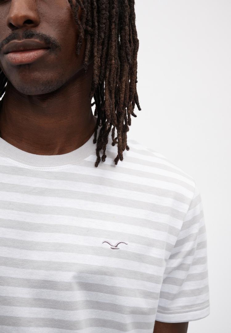 Cleptomanicx Cleptomanicx Ligull Stripe T-Shirt Herren - Raindrops - 3 | SportScheck