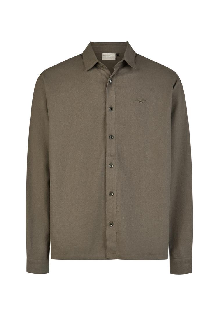 Cleptomanicx Cleptomanicx Ligull Flannel Langarmhemd Herren - Tea Leaf - 0 | SportScheck