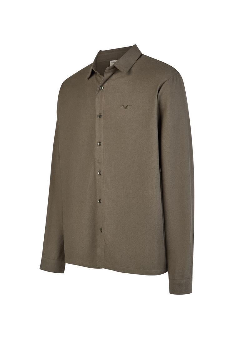 Cleptomanicx Cleptomanicx Ligull Flannel Langarmhemd Herren - Tea Leaf - 0 | SportScheck