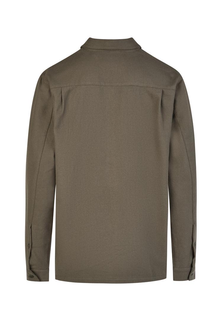 Cleptomanicx Cleptomanicx Ligull Flannel Langarmhemd Herren - Tea Leaf - 1 | SportScheck