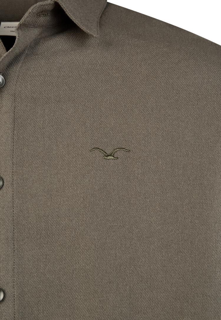 Cleptomanicx Cleptomanicx Ligull Flannel Langarmhemd Herren - Tea Leaf - 3 | SportScheck
