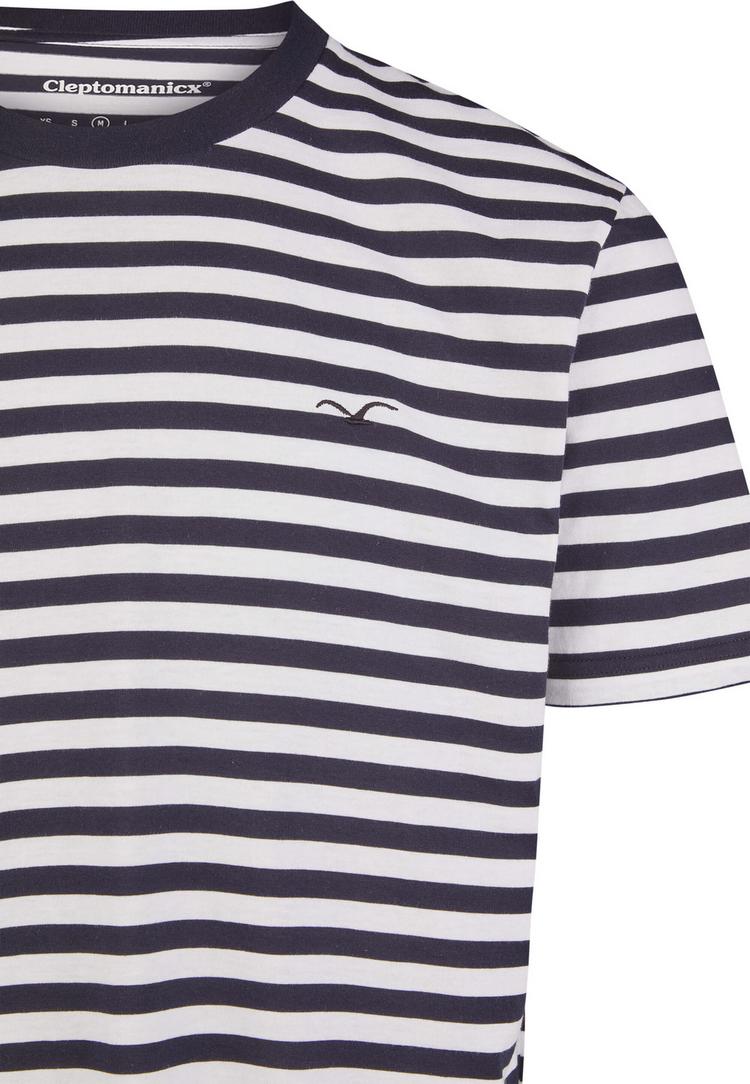 Cleptomanicx Cleptomanicx Ligull Stripe T-Shirt Herren - Sky Captain - 2 | SportScheck