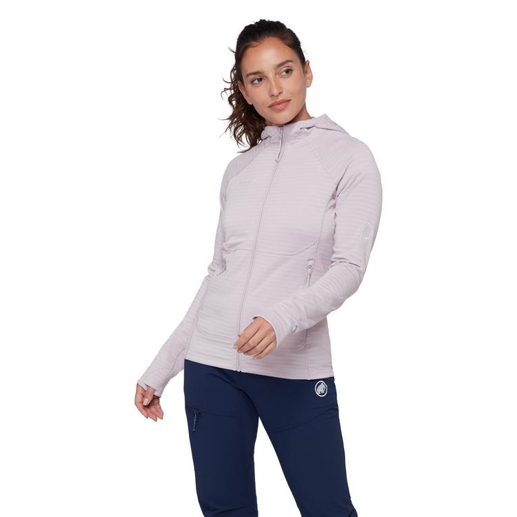 Mammut Mammut Taiss ML Hooded Fleecejacke Damen - alpine calamint - 0 | SportScheck