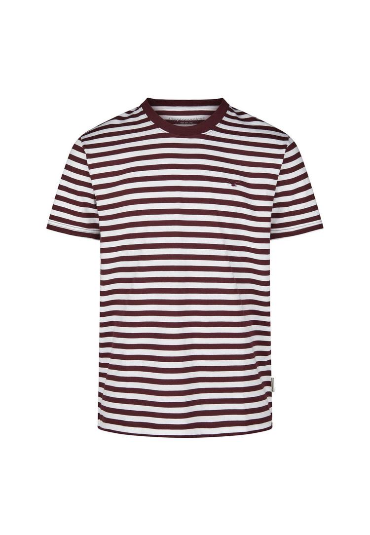 Cleptomanicx Cleptomanicx Ligull Stripe T-Shirt Herren - Winetasting - 0 | SportScheck