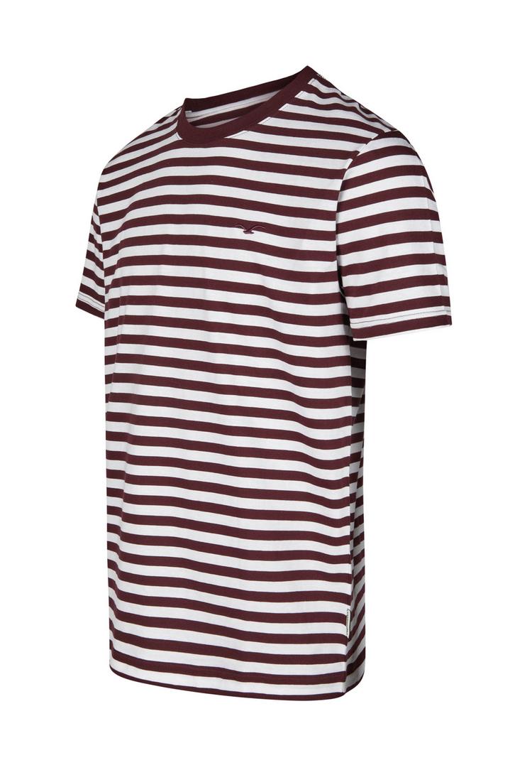 Cleptomanicx Cleptomanicx Ligull Stripe T-Shirt Herren - Winetasting - 0 | SportScheck