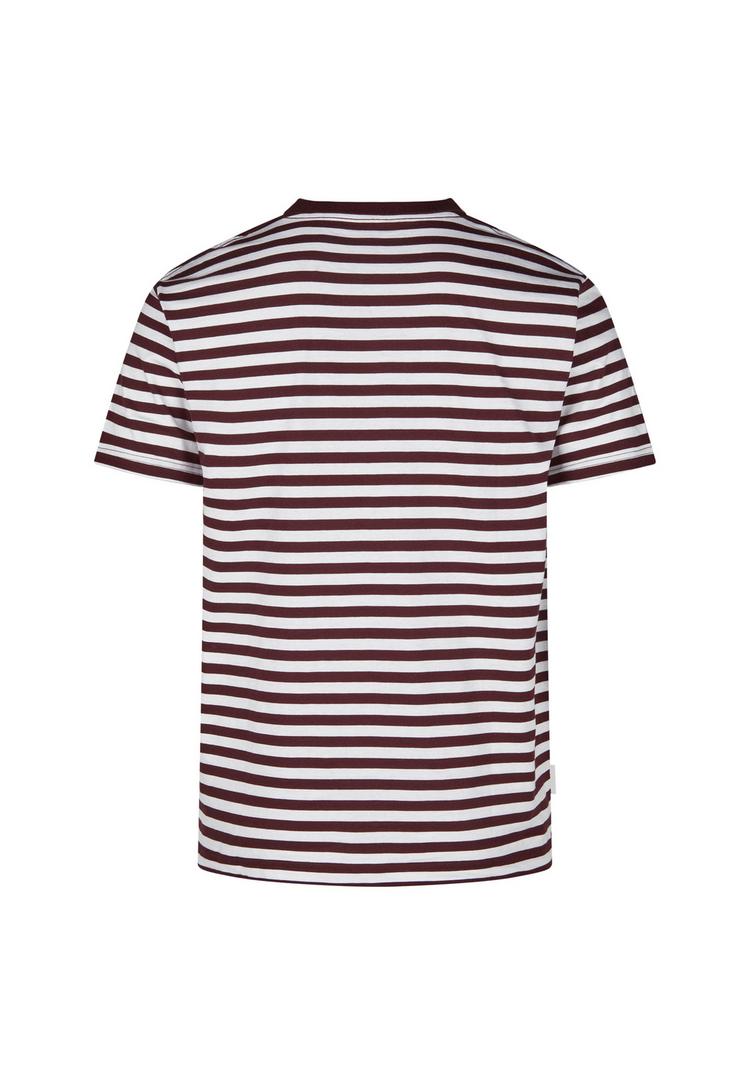 Cleptomanicx Cleptomanicx Ligull Stripe T-Shirt Herren - Winetasting - 1 | SportScheck