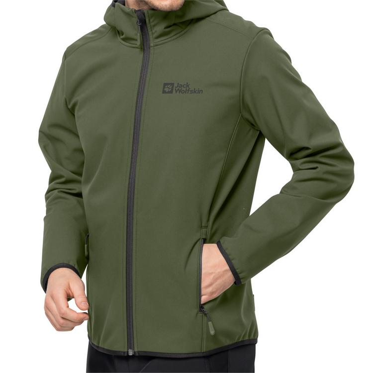 Jack Wolfskin Jack Wolfskin BORNBERG HOODY M Softshelljacke Herren - night blue - 5 | SportScheck