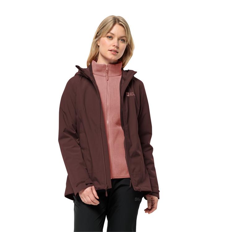 Jack Wolfskin Jack Wolfskin MOONRISE 3IN1 JKT W Doppeljacke Damen - lemon ice - 0 | SportScheck