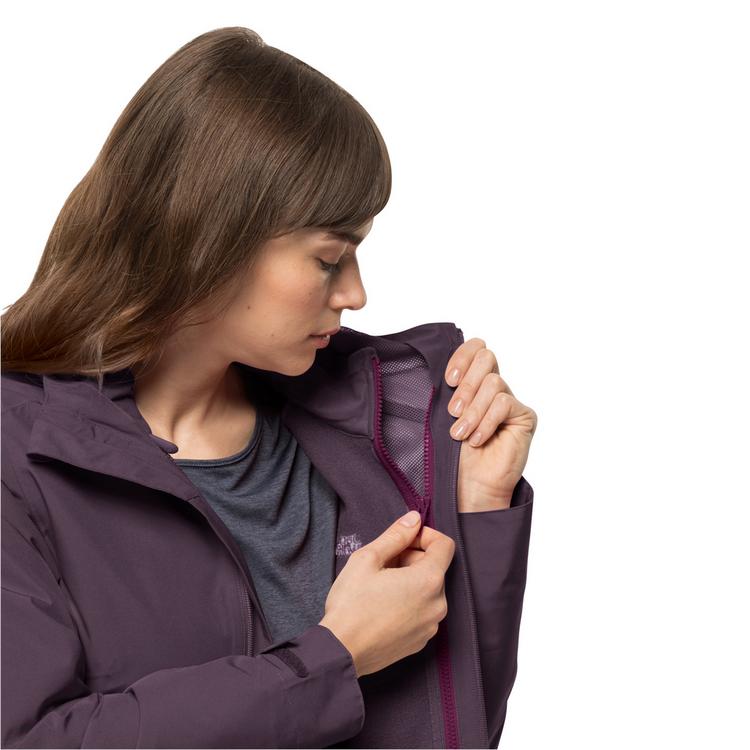 Jack Wolfskin Jack Wolfskin MOONRISE 3IN1 JKT W Doppeljacke Damen - lemon ice - 13 | SportScheck