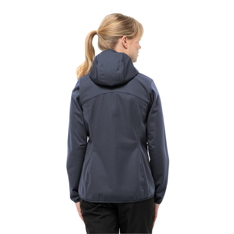 Jack Wolfskin Jack Wolfskin WINDHAIN HOODY W Softshelljacke Damen - night blue - 5 | SportScheck