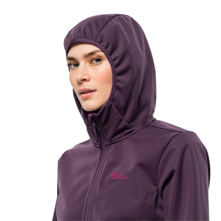 Jack Wolfskin Jack Wolfskin WINDHAIN HOODY W Softshelljacke Damen - night blue - 8 | SportScheck