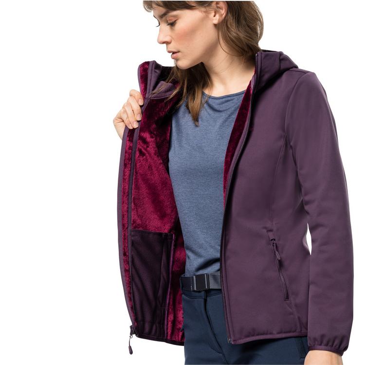Jack Wolfskin Jack Wolfskin WINDHAIN HOODY W Softshelljacke Damen - night blue - 10 | SportScheck