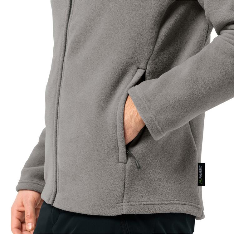 Jack Wolfskin Jack Wolfskin WINTERSTEIN FZ M Fleecejacke Herren - seal - 8 | SportScheck
