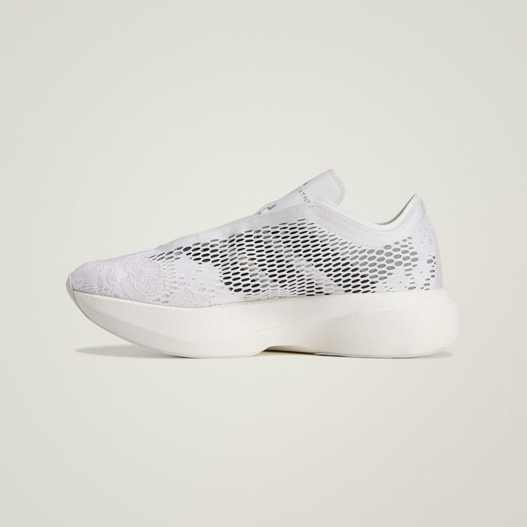 adidas adidas adidas by Stella McCartney ADIZERO EVO Laufschuhe Damen - Cloud White / Core Black / Reflective Silver - 5 | SportScheck