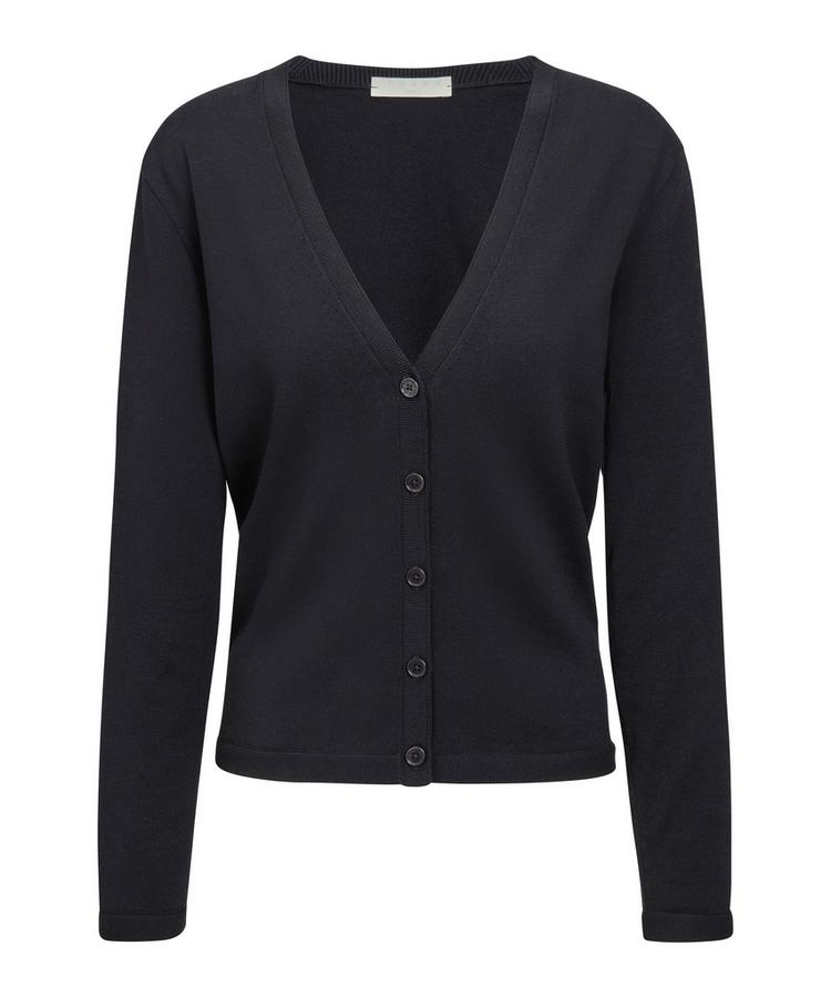 Falke Falke Cotton Cardigan Strickpullover Damen - black (3000) - 0 | SportScheck