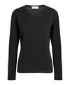 Falke Cotton Crew Neck Strickpullover Damen - black (3000)