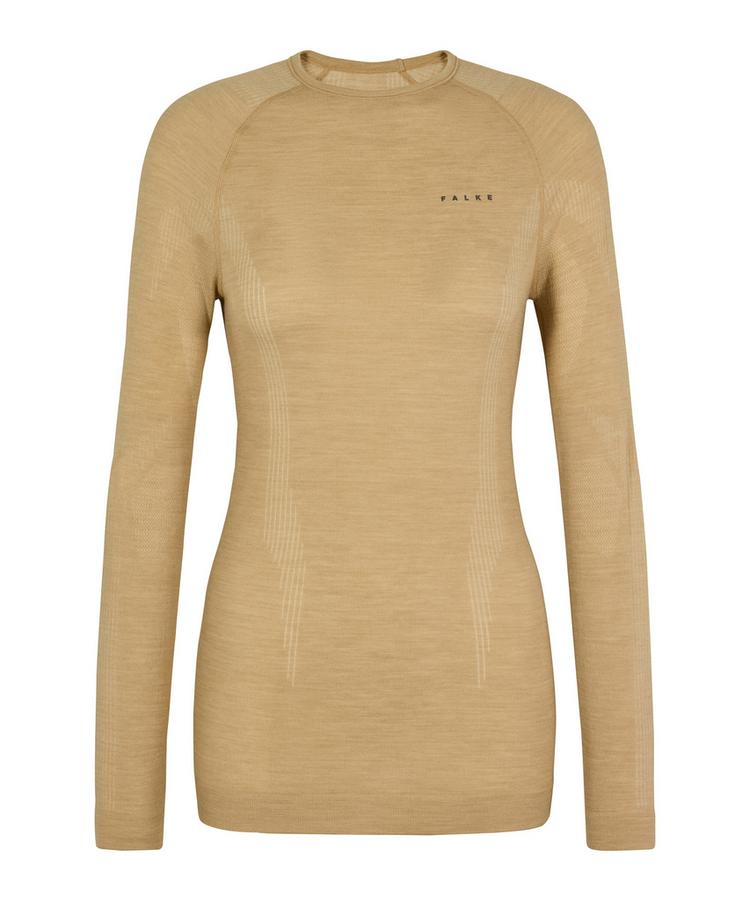 Falke Falke Wool-tech Longsleeve Funktionsshirt Damen - straw (4700) - 0 | SportScheck