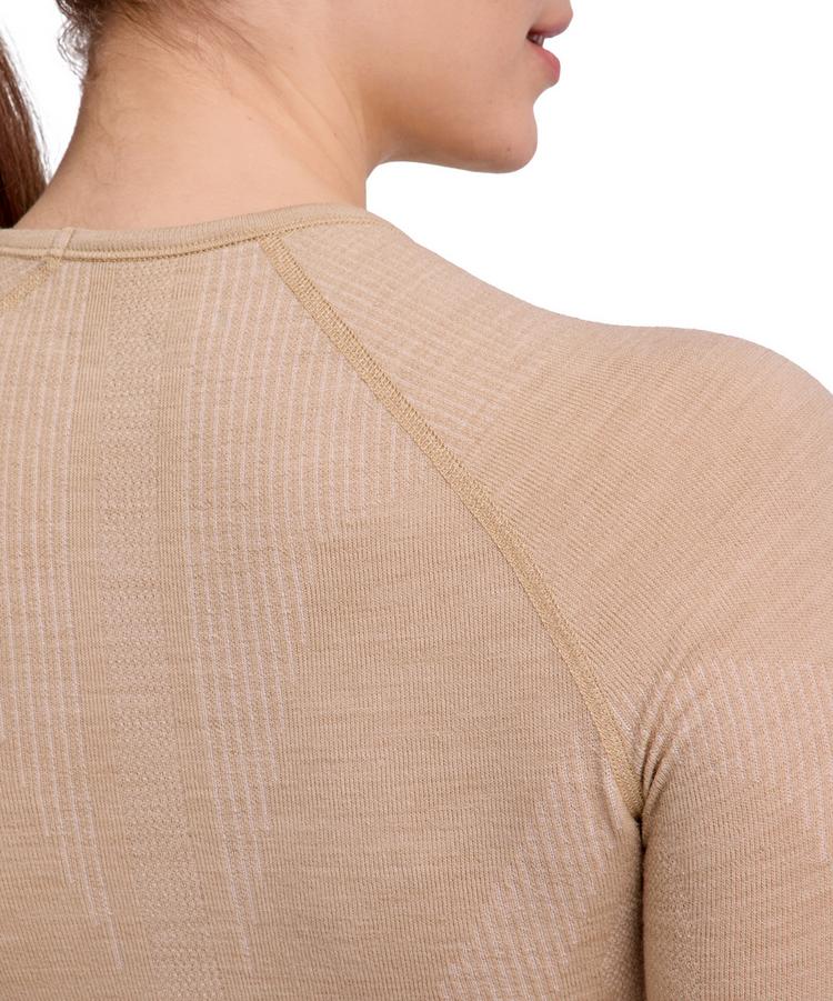 Falke Falke Wool-tech Longsleeve Funktionsshirt Damen - straw (4700) - 3 | SportScheck