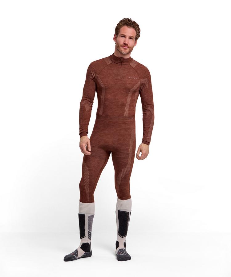 Falke Falke Wool-tech Long Tights Funktionsunterhose Herren - chestnut (5534) - 1 | SportScheck
