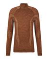 Falke Wool-tech Longsleeve Zip Funktionsshirt Herren - chestnut (5534)
