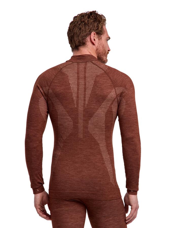 Falke Falke Wool-tech Longsleeve Zip Funktionsshirt Herren - chestnut (5534) - 0 | SportScheck