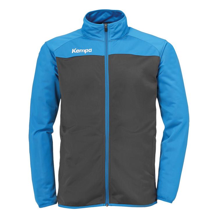 Kempa Kempa PRIME POLY JACKE Kids Trainingsjacke Kinder - anthra/kempablau - 0 | SportScheck
