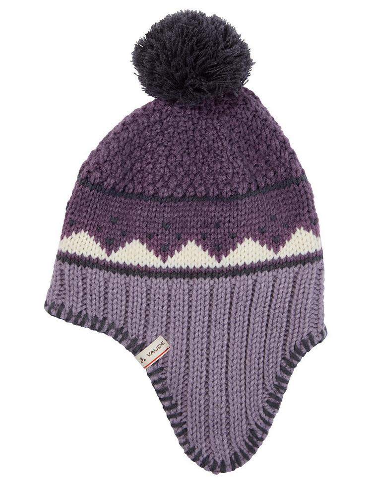 VAUDE VAUDE Kids Knitted Cap IV Bommelm&uuml;tze Kinder - deep plum - 0 | SportScheck