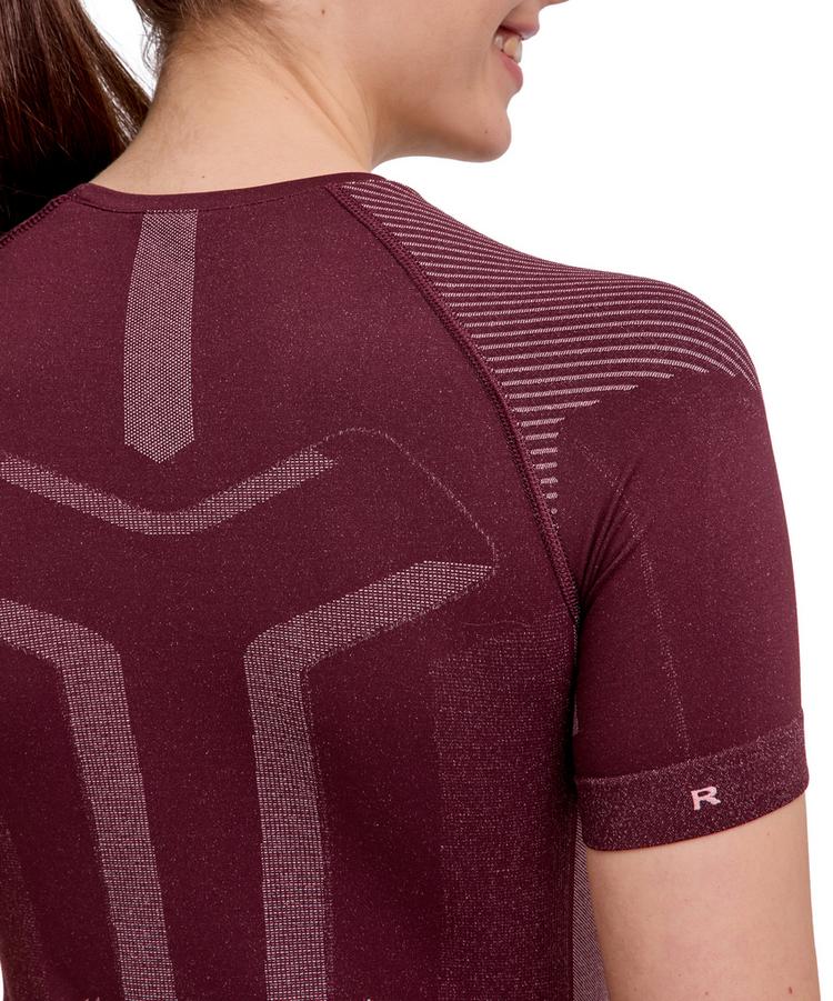 Falke Falke Warm Series Shortsleeved Shirt Funktionsshirt Damen - mahogany (8344) - 3 | SportScheck