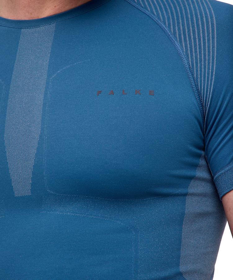 Falke Falke Warm Series Shortsleeved Shirt Funktionsshirt Herren - blue steel (6958) - 3 | SportScheck