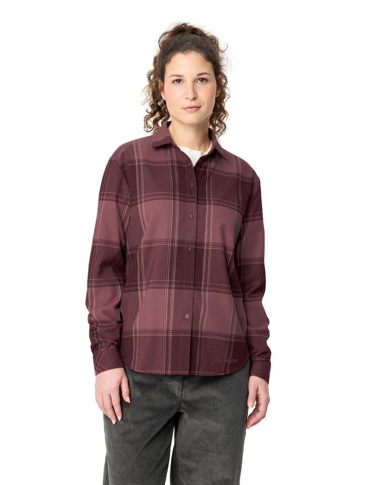 VAUDE VAUDE Women's Farsund LS Shirt III Funktionsbluse Damen - ruby dusk - 0 | SportScheck