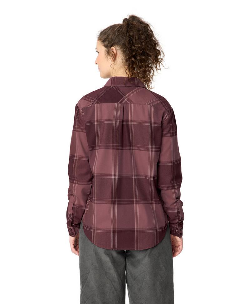 VAUDE VAUDE Women's Farsund LS Shirt III Funktionsbluse Damen - ruby dusk - 1 | SportScheck