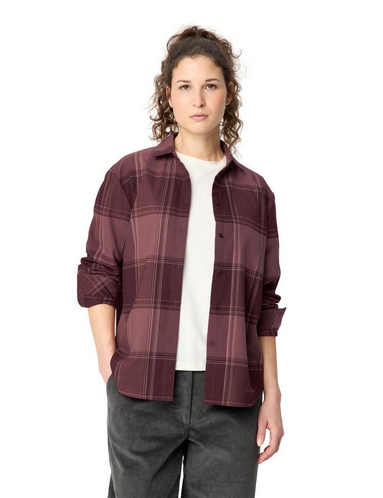 VAUDE VAUDE Women's Farsund LS Shirt III Funktionsbluse Damen - ruby dusk - 2 | SportScheck
