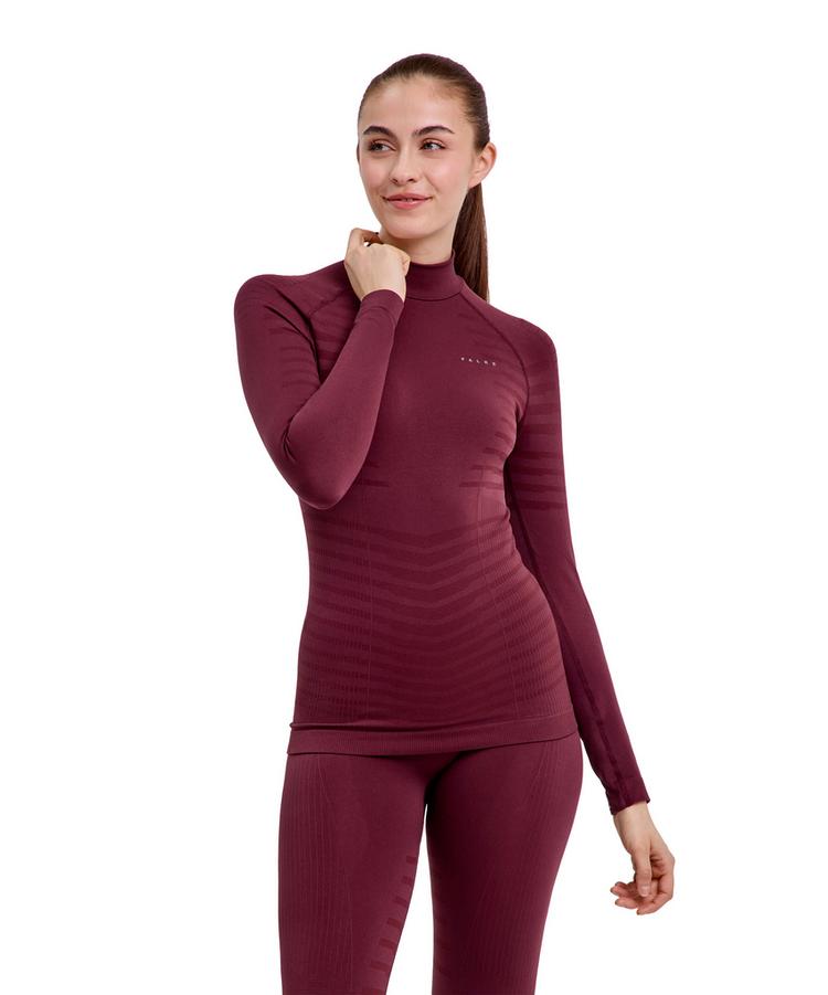 Falke Falke Longsleeved Shirt Turtleneck Funktionsshirt Damen - mahogany (8344) - 0 | SportScheck