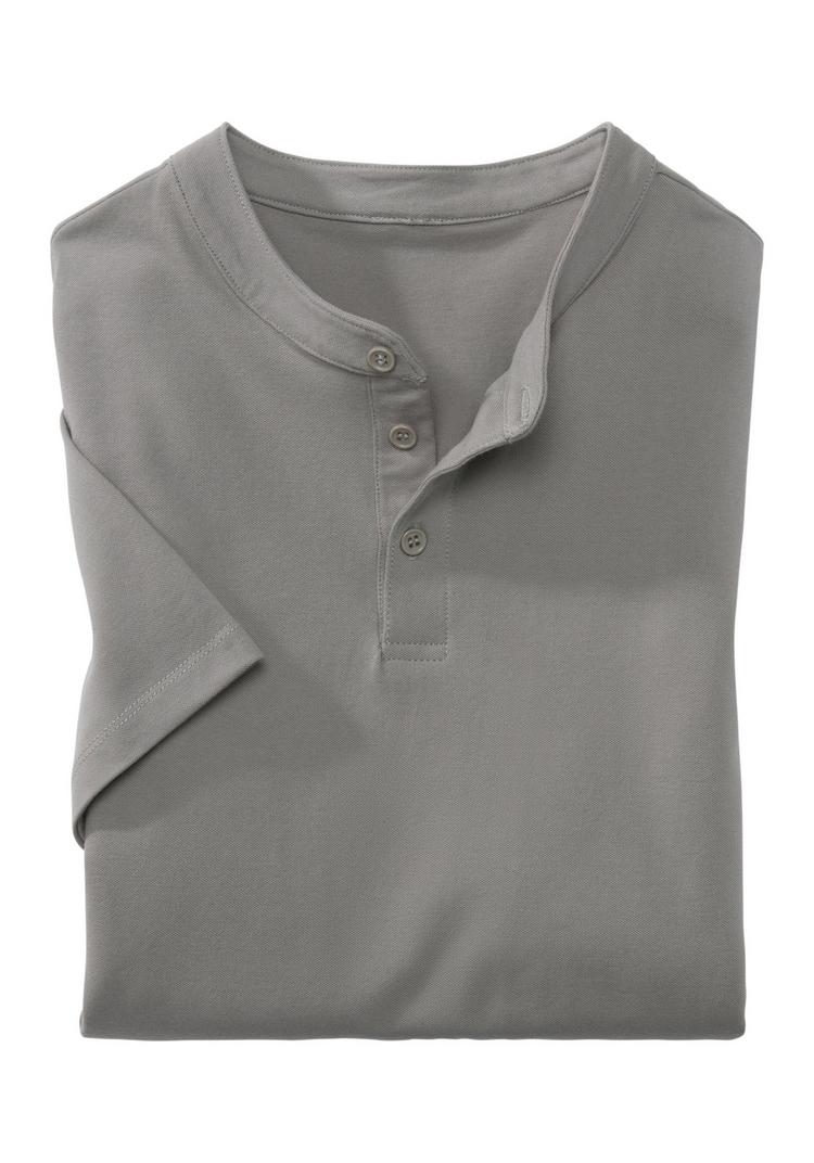 John Devin John Devin Henleyshirt T-Shirt Herren - grau - 0 | SportScheck