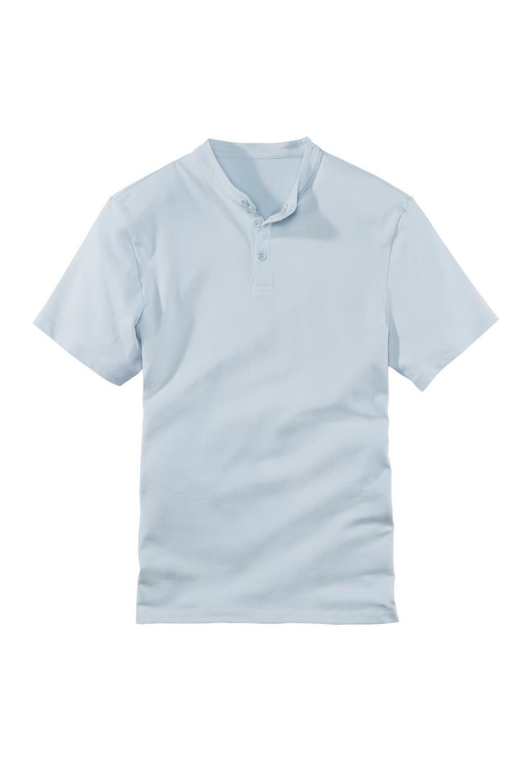 John Devin John Devin Henleyshirt T-Shirt Herren - hellblau - 1 | SportScheck